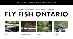 Desktop Screenshot of flyfishontario.ca